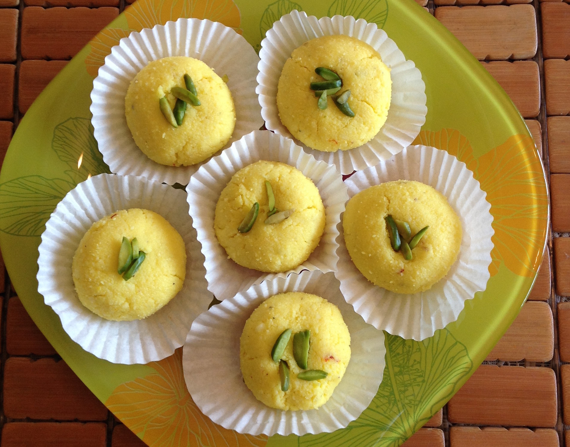 Quick Saffron Peda